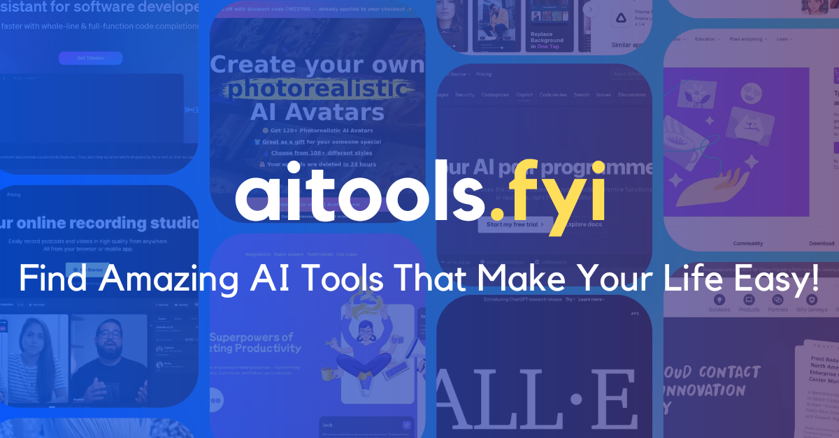 aitools.fyi - Trouvez les meilleurs outils d'IA qui vous facilitent la vie!