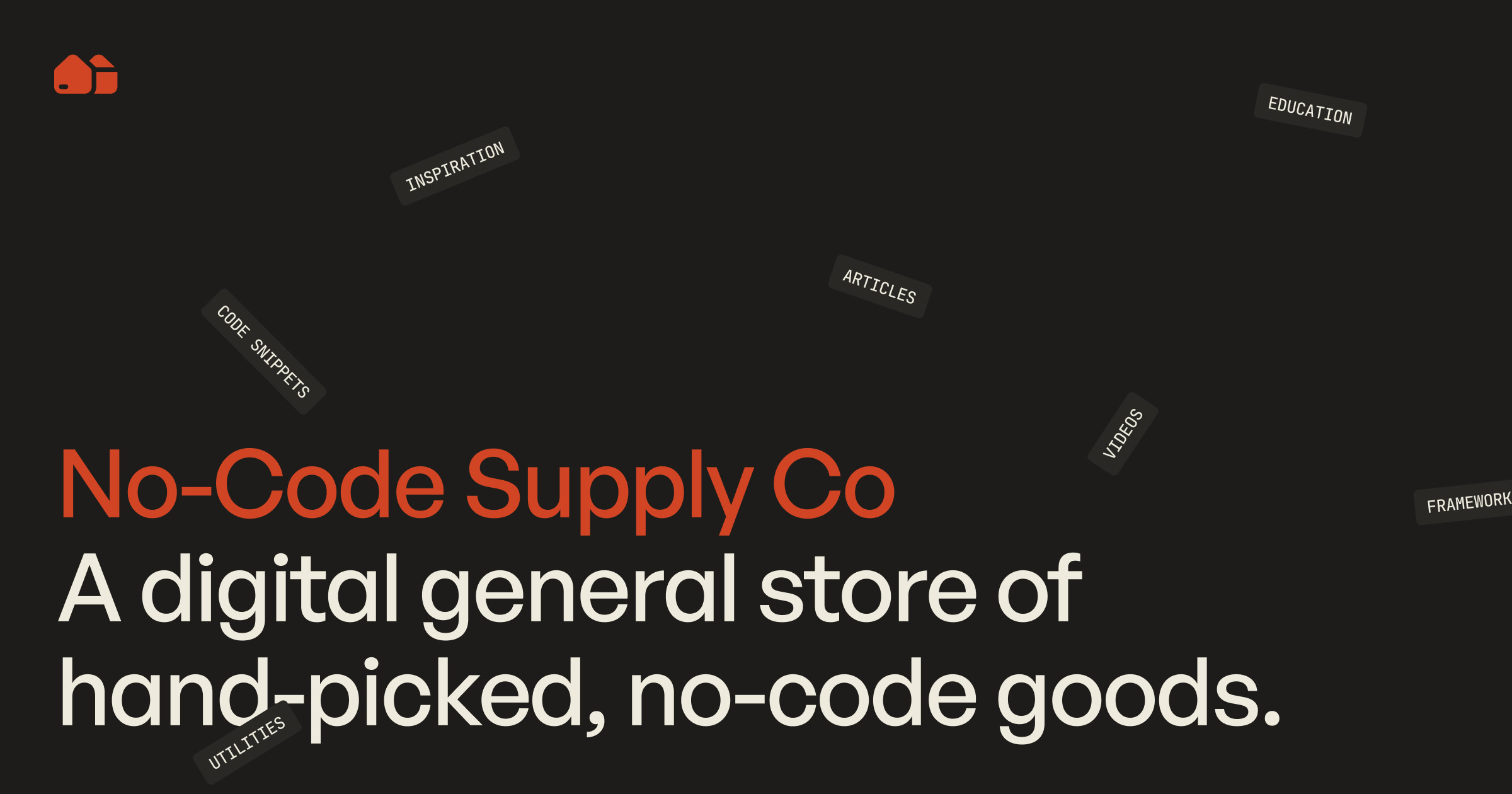 No-Code Supply Co <> Hand-picked Digital Inspiration and Resources