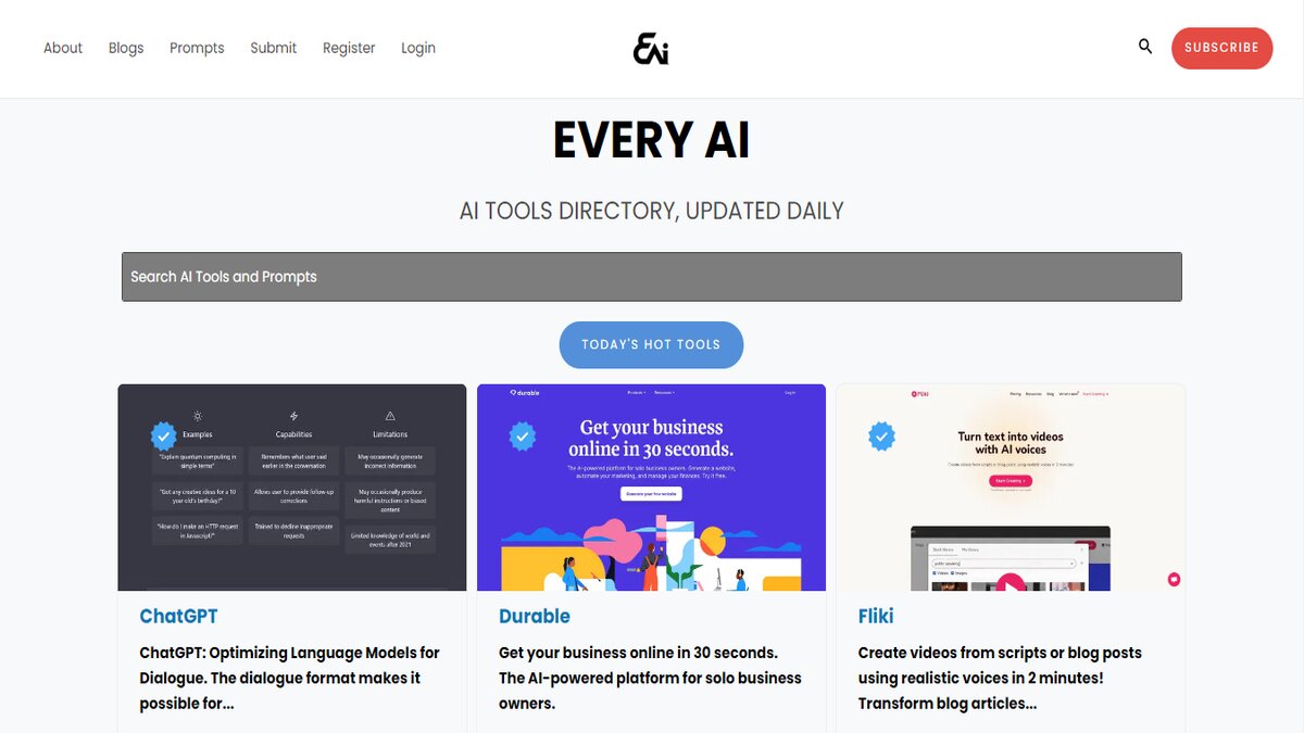 Every AI | AI Marketplace | ChatGPT Prompts