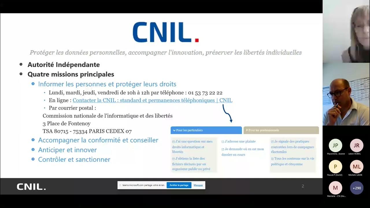 Webinaire CNIL x CnFS 28/06/2022