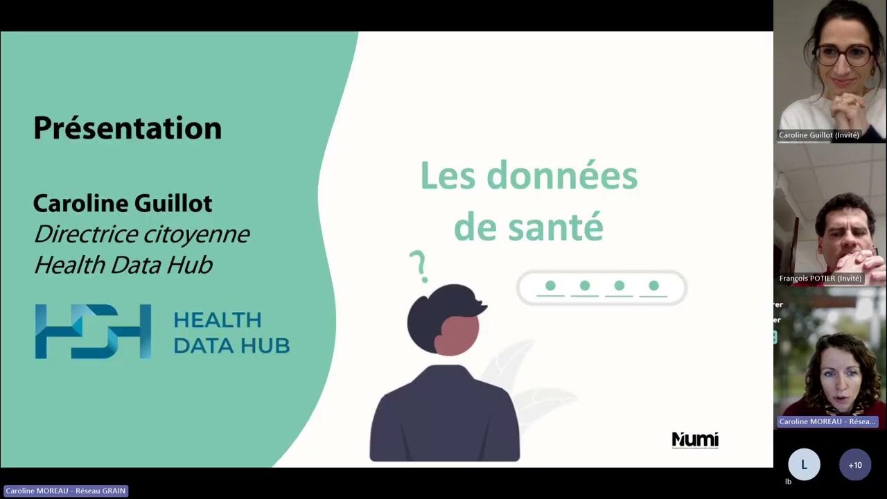 Hub NUMI l Visio-info inclusion numérique #6 " Les données de santé"