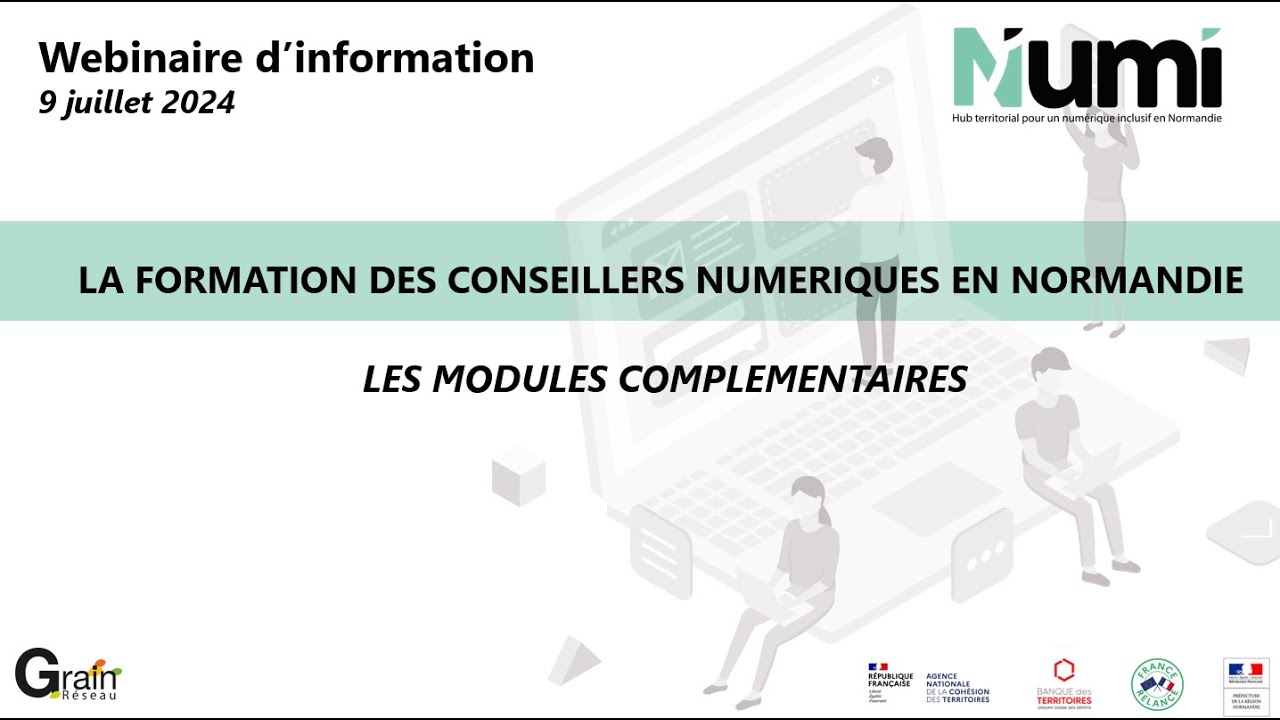 Hub NUMI l Webinaire "employeurs" formation modules complémentaires