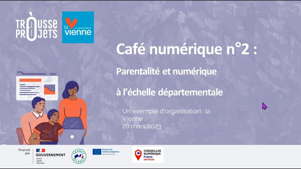 Café du numérique scolaire et de la parentalité #2 - Echelle départementale