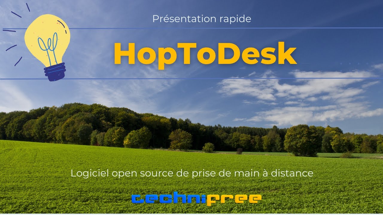 Présentation de HopToDesk (FR)