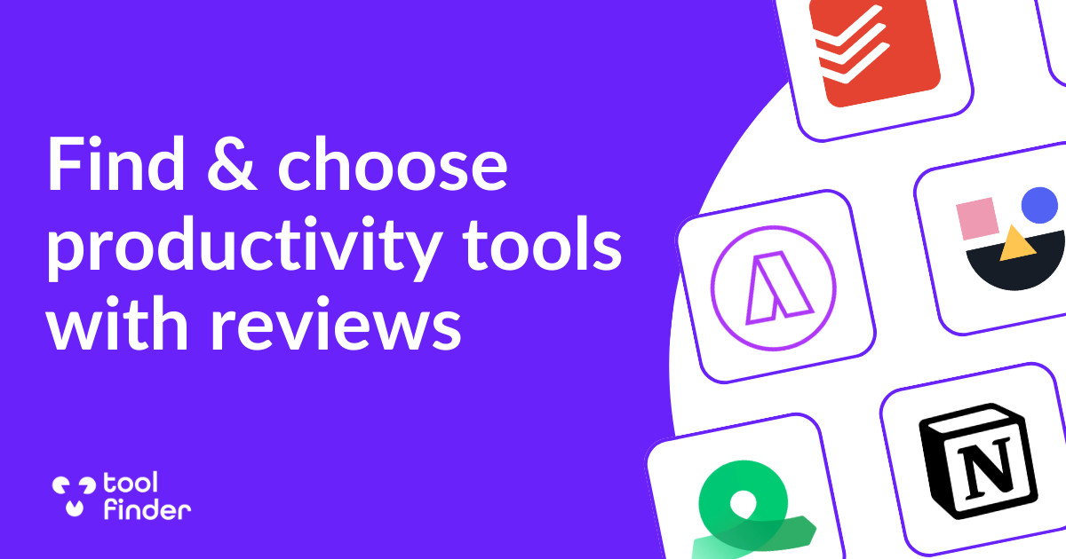 Tool Finder: Productivity Tools Reviews, Guides & News