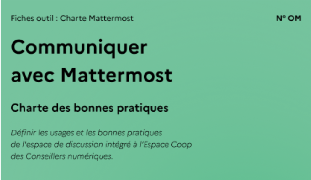 📩 Votre lettre d'information #13 - Les bonnes pratiques de Mattermost, un webina