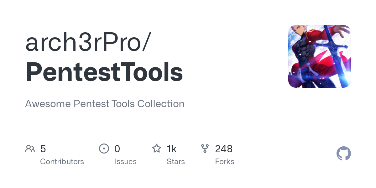 GitHub - arch3rPro/PentestTools: Awesome Pentest Tools Collection