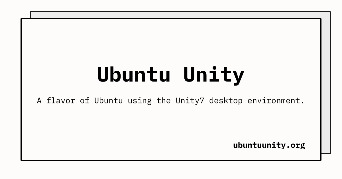 Ubuntu Unity