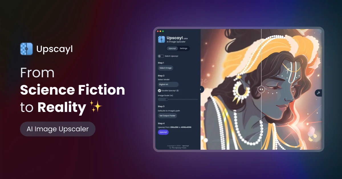 Upscayl - AI Image Upscaler