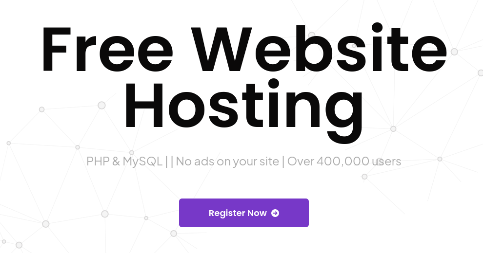 Free Web Hosting with PHP and MySQL